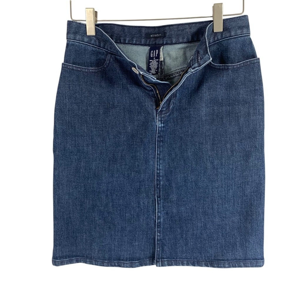 GAP Classic Blue Pencil Skirt